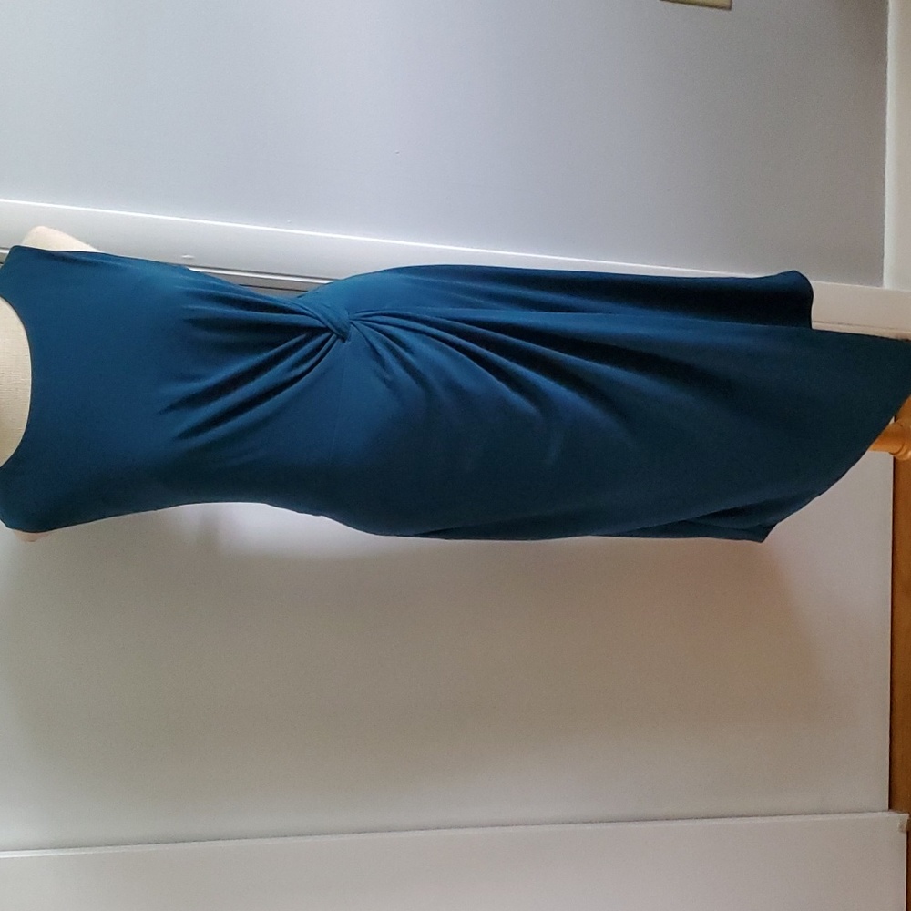 Flattering  Teal-Green Dress